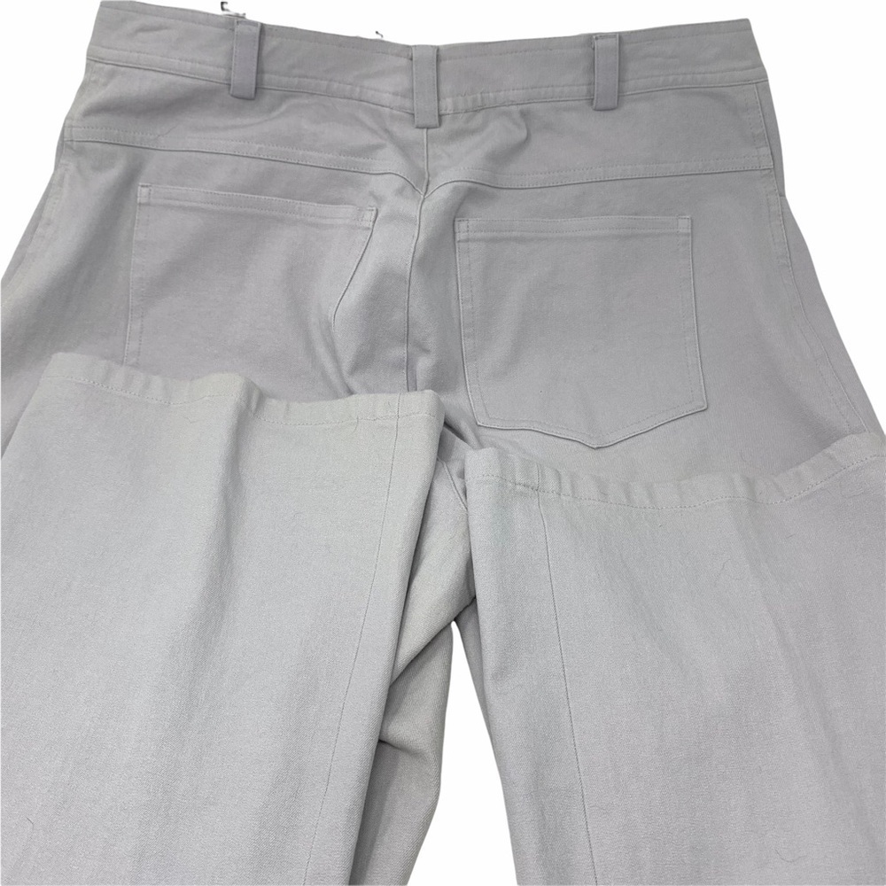Company Ellen Tracy French Gray Straight Leg Jeans Size 12 Spandex High Stretch - Picture 6 of 14